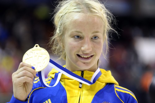Sofia Mattsson tog guld i EM 2014. Foto: AP
